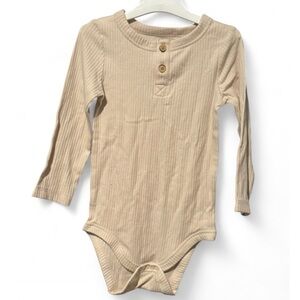 BUNDLE - 3PCS Cat & Jack Beige Baby Onesie